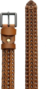 CHAOREN Braided Belt for Men - Mens Belt Leather 1 3/8" for Casual Jeans - Hand Woven Make Your Gift Awesome - Image 8